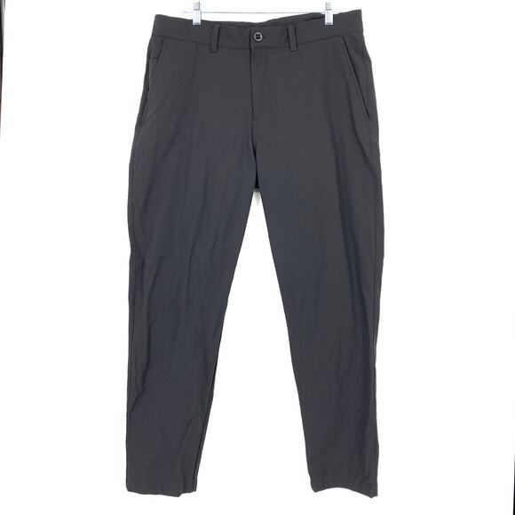 Lululemon Tapered Trouser Pants Mens Size 36 X 30 Black Style: LM5AYDS - Picture 1 of 5